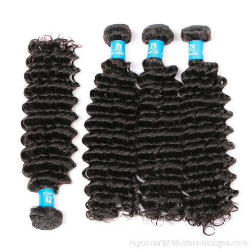 10a 11a 12a Grade Mink Brazilian and Peruvian Human Hair Deep Wave Bundles with Closure from Brazil in Mozambique